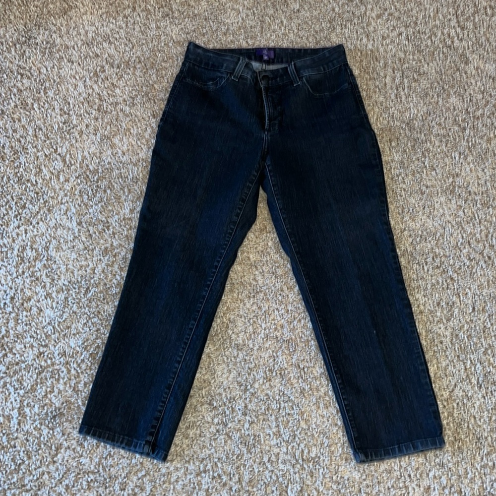 NYDJ faded black jeans